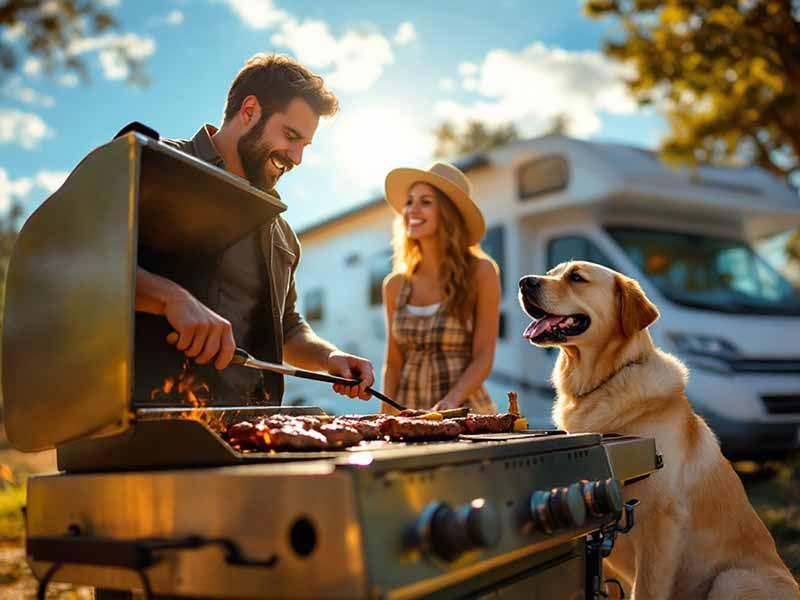 Leicht zu transportieren muss ein Gas Campinggrill sein